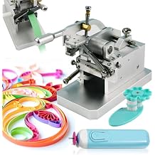 Manual Paper Quilling Kit, Manual Quilling Fringer Machine, with 0.3~4mm Adjustable Fringe Width, with DIY Roller Quilting Tools & Paper Quilling Pen, DIY Paper Fringed Flower Roll Paper Flower Maker