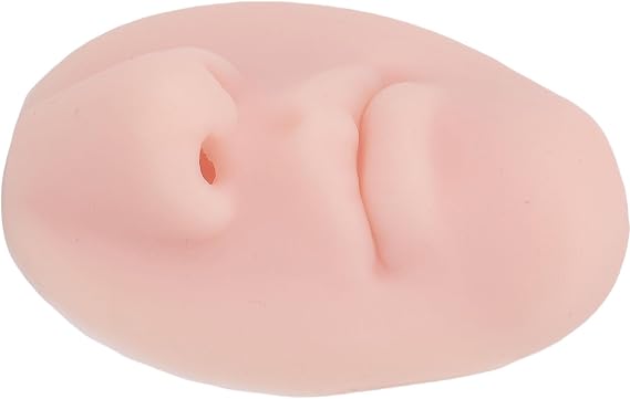 5D Silicone Nose Mouth Model Soft Piercing Practice Body Parts Nose Mannequin Teaching Tool for Jewelry Display