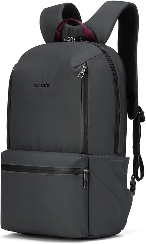Pacsafe Metrosafe X Anti Theft 20L Backpack-with Padded 16" Laptop Sleeve, Slate, 20 Liter