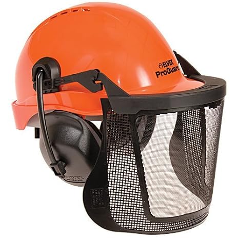 Elvex ProGuard Hard Hat with 6-Point Ratchet-Adjustable Vented Cap - Orange
