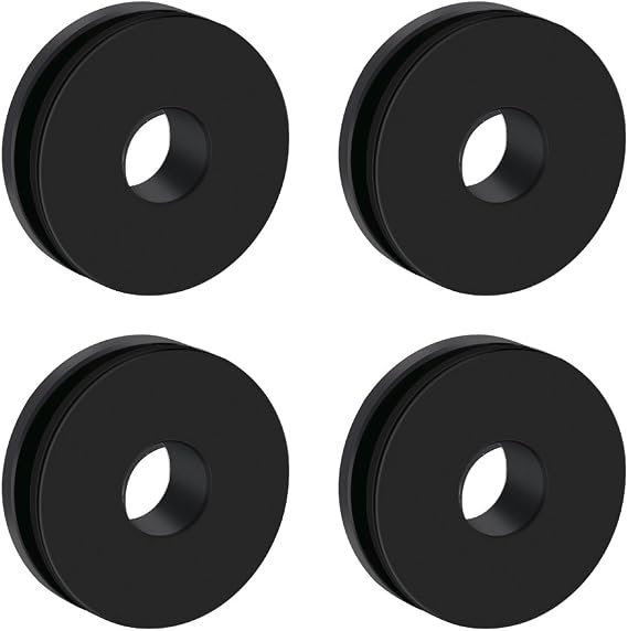 Detachable Windshield Bushings 4PCS Rubber Grommet Kit Detachable Windscreen Mounting Kit Windshield Bushing Grommets Replacement Bushing for Motorcycles