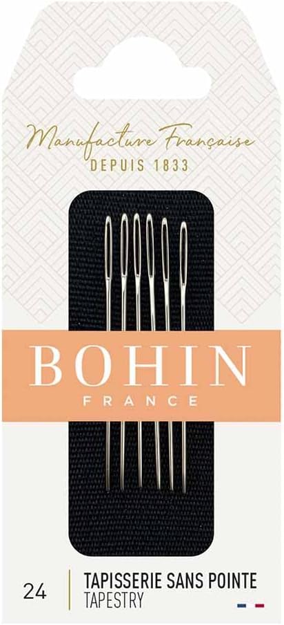 Bohin Tapestry Hand Needles , Size 24 6/Pkg