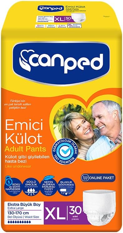 Canped Emici Külot Ekstra Büyük (XL) 30 Adet