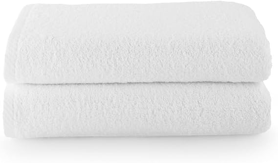 Top Towel Large Bath Shower Towels (2 Pieces): Soft and Absorbent Shower Towels – 100% Cotton, 400 g/m², Lint Free