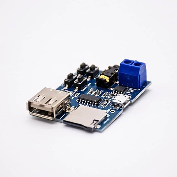 Elecbee Audio Decoder Board with Power Amplifier Board TF Card U Disk Decoding Player