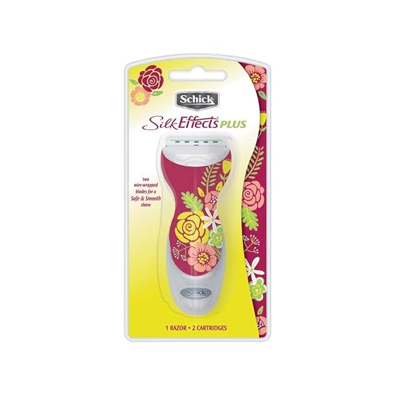 Schick Silk Effects Plus Razor 1 Each (Pack of 4)