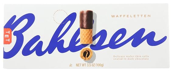 Bahlsen Waffeletten Dark Chocolate Cookies (1 box)