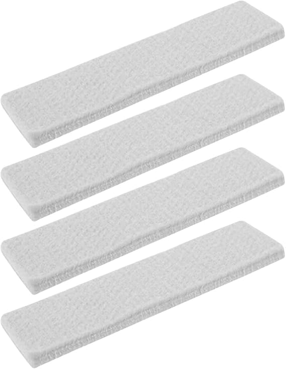 4pcs Felt Brake Pads Replacement for Exercise Bikes, Easy Installation and Damage Resistant Synthetic Fiber Brake Blocks for Fitness Equipment Indoor Cycling