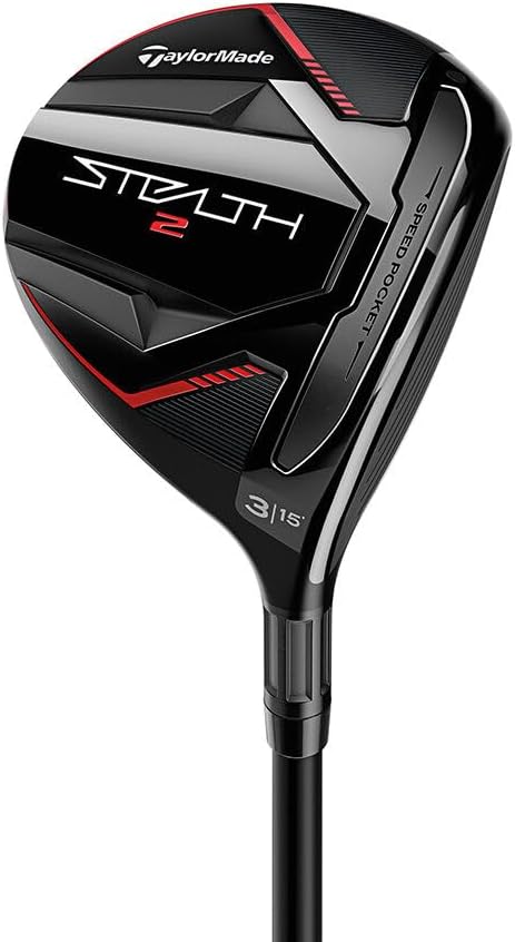 New TaylorMade Stealth 2 Fairway Wood, Ventus Red TR FW Shaft (#5, Stiff, Left)