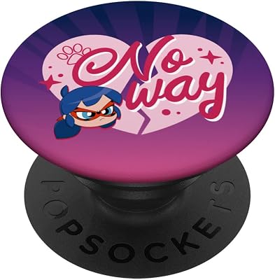 Miraculous Ladybug Chibi Collection No Way PopSockets Swappable PopGrip