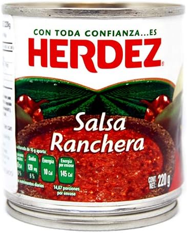 Herdez Ranchera Salsa 220g | Mexican Red Salsa Sauce