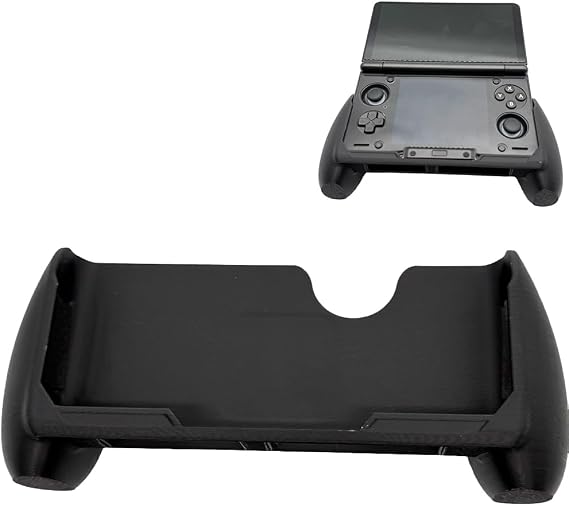 3D Printed Hand Grip Case for AYN THOR Handheld Game Console,Ergonomic Protective Shell Cover Holding Handle Anti-Scratch Protective Sleeve Accessories (black)