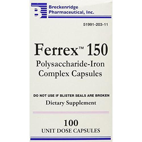 Ferrex 150 Capsules, 100ct 4 Pack