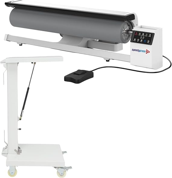 Rotary Iron Steam Roller Ironing Press by Speedypress R02036 with Stand, 91.5cm, for Clothes, Garments, Curtains, Sheets, Tablecloths (with Stand)