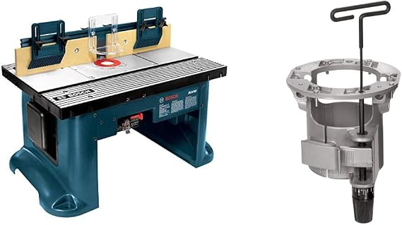 BOSCH RA1181 Benchtop Router Table with RA1165 Under-Table Router Base
