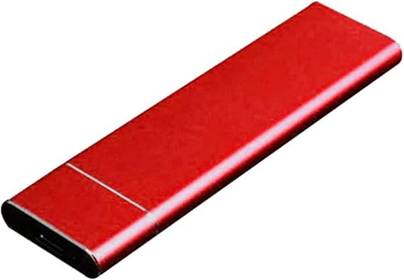 Ultra Fast External SSD, Portable Mobile Solid State Drive, Ideal for Computers, Mobile Phones Red,8TB