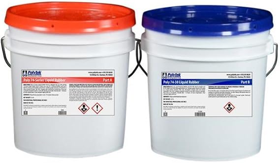 Polytek 74-30 Liquid Polyurethane Rubber (16lb Kit)