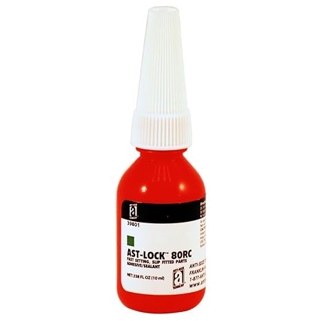 AST-Lock 39801 80RC Retaining Compound, 10 mL, Green