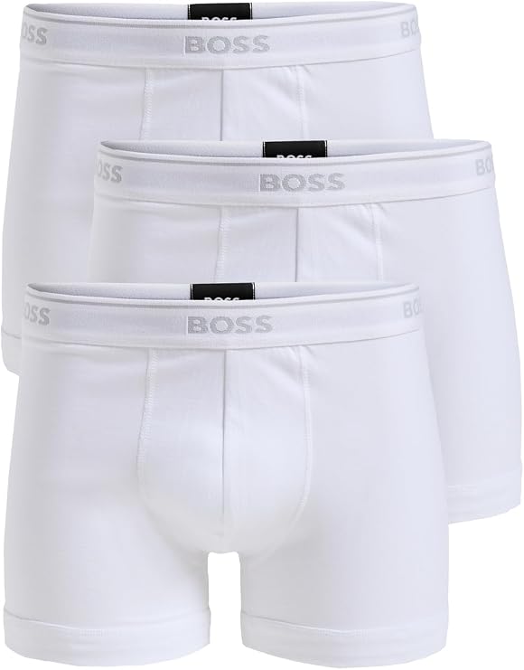 BOSS Men's Classic Cotton 3 Pack Boxer Briefs