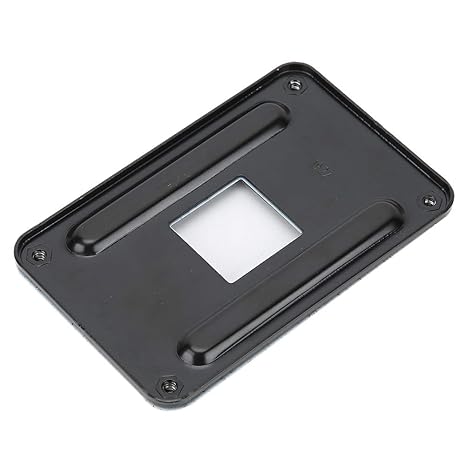 AM4 Backplane, CPU Heatsink Bracket Backplane Backplate Back Sheet Iron Plate for AM4, AM4 Backplane Back Black