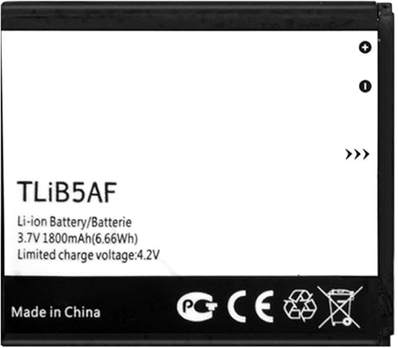 WUHAO Replacement Battery TLiB5AF Upgraded for Alcatel TCL S800 One Touch 997D OT-997 OT997 5035 Battery 1800mAh