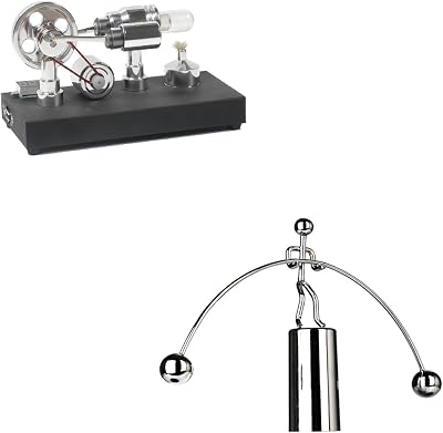 Sunnytech Hot Air Stirling Engine Motor Mini Steel Balance Toy SC011-WJ064