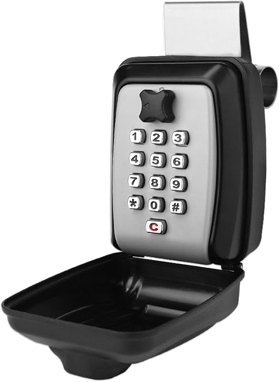 Car Lock Box - Secure Key Storage Solution for Your Vehicle Key Fob Lock Box Car Window Lock Box Protect Your Keys with This Key Lock Box for Car. for car fit for Ride Share, Turo, GetAround