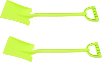 2pcs Beach Shovels for Digging Sand and Snow Long Handle Spade Gardening Tool Portable Plastic Scoops for and Garden Fun