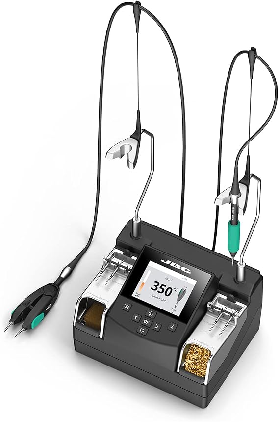 JBC NASE-1D Precision Nano Rework Station 2 Tools, Pencil and Tweezer Handpieces with tips included, 120V