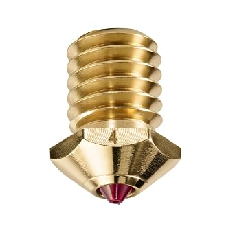 Ruby Nozzle 0.4mm for Bambu Lab P1P  P1S  X1  X1C 3D Printer Upgrade TZ2.0 Hotend, Hardened &amp; Abrasion Resistant