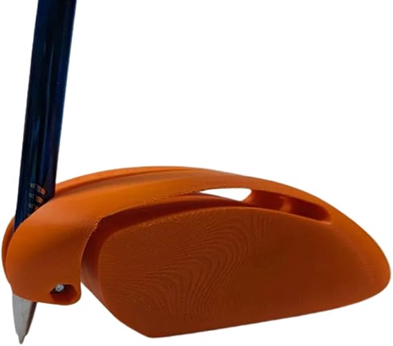 Assistive Writing And Drawing Device, Individuals with Limited Mobility, Improve Writing Stability Pen Grips Pencil Grips Finger Holder Tool for Left Or Right Hands,orange