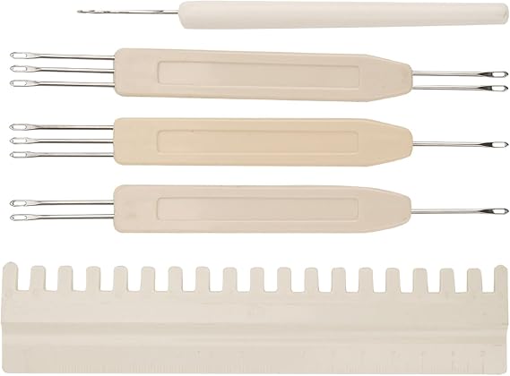 GLOGLOW Transfer Tool Needle Pusher, Knitting Machine Transfer Comb