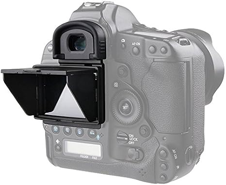 Camera LCD Sun Shade Sun Hood Camera LCD Viewfinder Professional Optical Sunshade with Screen Protector for Canon 1DX 1DX Mark II 1DX2