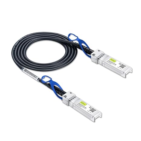 10Gtek 25G SFP+ DAC Cable - 25GBASE-CR SFP28 to SFP28 Passive Direct Attach Copper Twinax Cable for Dell 470-ACEX, 0.5-Meter(1.6ft)