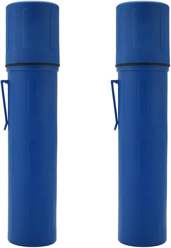 2PCS 10LB Guard Welding Weld Electrode Rod Storage Tube Container Hold Cannister, Blue