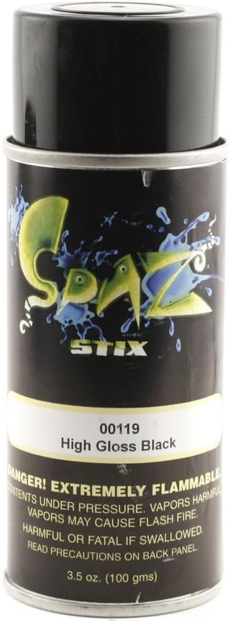 High Gloss Black/Backer Paint Aerosol 3.5oz