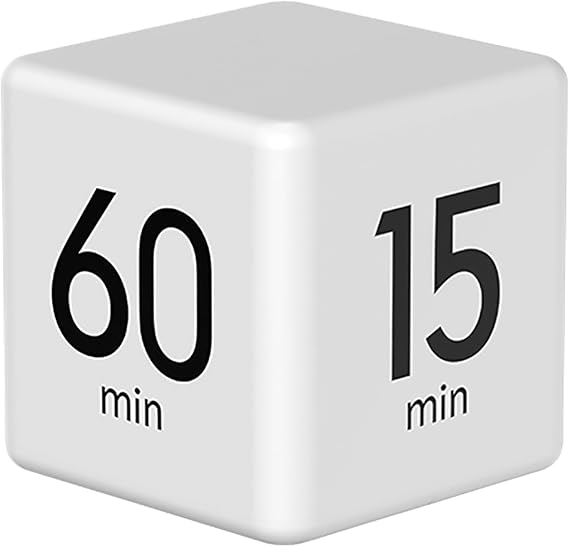 Cube Timer, Gravity Timer for ADHD, Focus Productivity Desk Timer