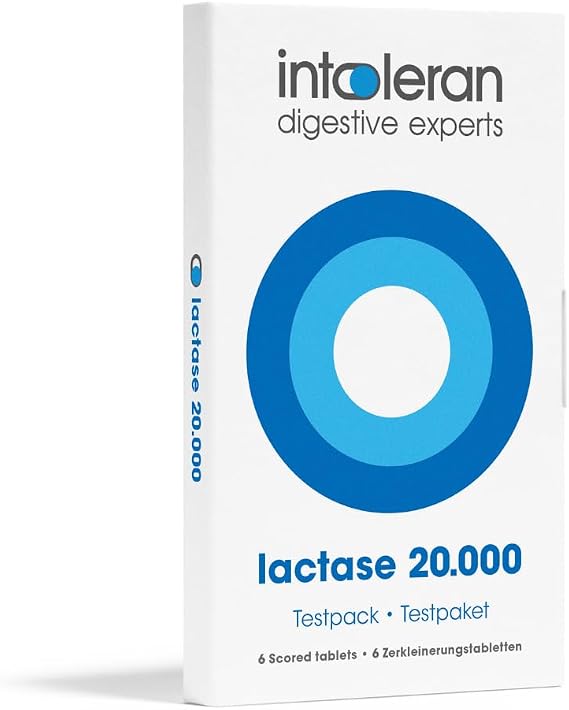 Intoleran Lactase 20,000 Digestive Enzymes - Testpack 6 Tablets