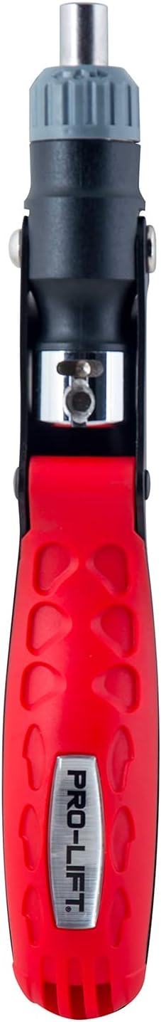 Pro-LifT Multi Functional Hand Tool Kit for DIYers - 12 Pieces, Screwdriver Bits, Sockets, Hammer, and More