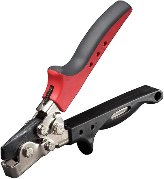 Malco SL1R Snap Lock Punch, steel, red, black