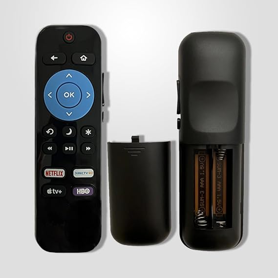 Universal Replacement TV Remote Control for All Roku TV, for TCL/Hisense/Sharp/Philips/Onn/Element/Insignia Roku TV,with Shortcut Buttons Netflix/DirectTVGO/AppleTV+/HBO(NOT for Roku Stick or Box)