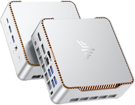 NiPoGi P2 Mini PC AMD Ryzen R2544(Βeat 10110U/3550H/3500U,up to 3.7GHz) Mini PC Windows 11 Pro 16GB RAM+512GB SSD Mini Computer 4K Triple Display/HDMI+DP+USB-C/WiFi/BT for Home/Business/School