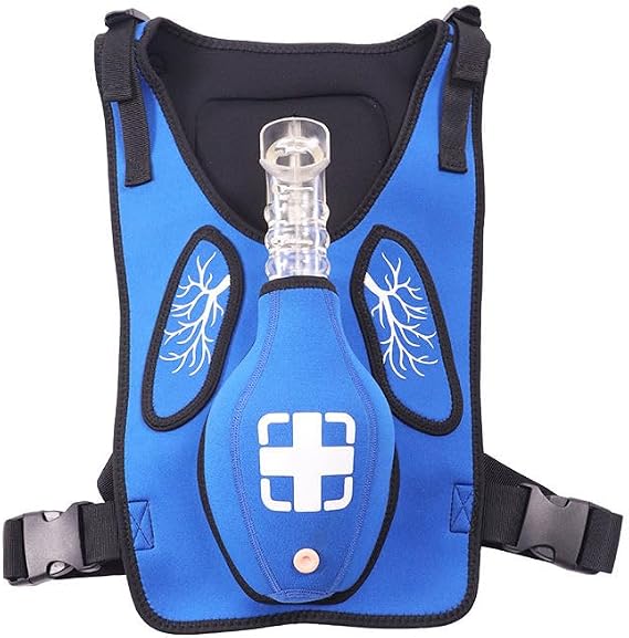 Anti Choking Exercise Trainer Vest,Airway Obstruction Simulation Training,with Adjustable Shoulder Straps and Waist Belt,for First Responder or Student First Aid Teaching (Children.)