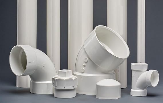 PVC Pipe Schedule 40 White 2 Inch Diameter & Length (1ft - 5ft) Versatile Solution for Drainage, Irrigation, and Light Pressure Applications (2 Ft)