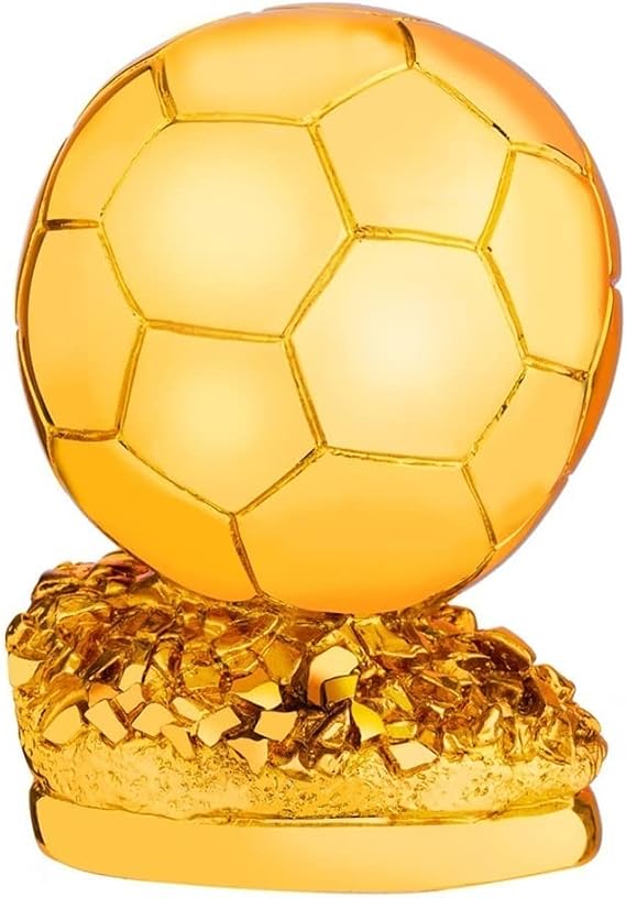 World Cup Golden Ball Award, Soccer Gift Trophy, Best Player Award Outstanding Player Mr. Football Fan Souvenir(21cm)