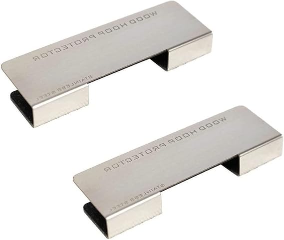 2Pack Metal Hoop Protector for Wood Bass Drum Hoops 100mm x 30mm
