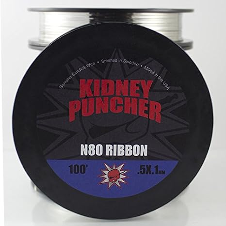 Kidney Puncher Nichrome 80 Ribbon Wire 100ft Spool