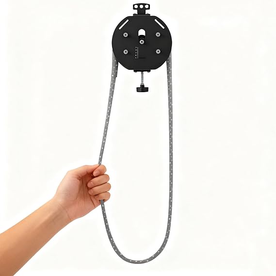 Home Gym Pulley System for Full Body Strength Training - Adjustable Cable Machine for Upper and Lower Body Workouts