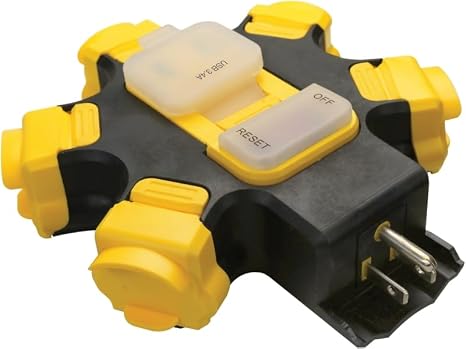 PowerZone HUB OTDR 2-USB/5-OUTLET 3.4A ORPBPHU345