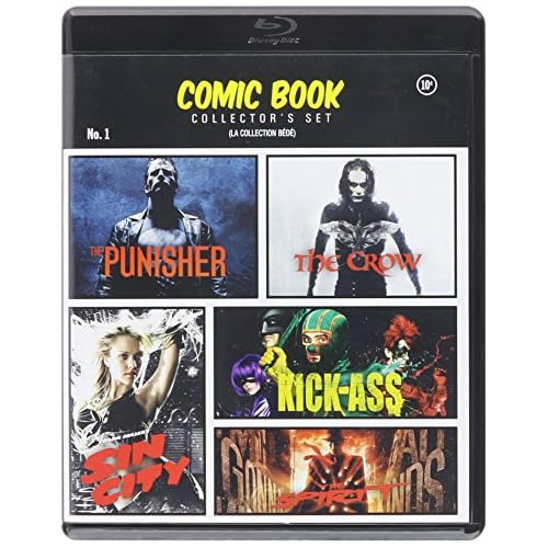 Comic Book Collector's Set (The Punisher / The Crow / Kick Ass / Sin City / The Spirit)